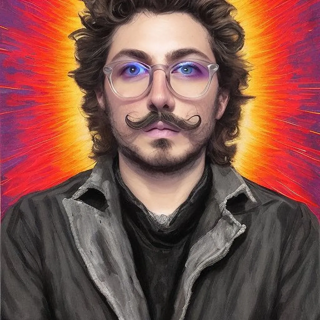 Warm Tone AI Portrait AI photo booth portrait with warm color tone