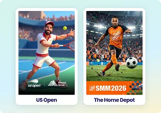 AI-generated sports-themed portrait styles showing athletic and branded transformations