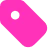 Decorative Design Element Bright magenta solid decorative shape element
