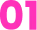 Customization Promise Copy Number 01 in bright pink, marking the first point in a numbered list about photo booth installation benefits