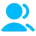 Team Collaboration Icon Two users icon representing team collaboration