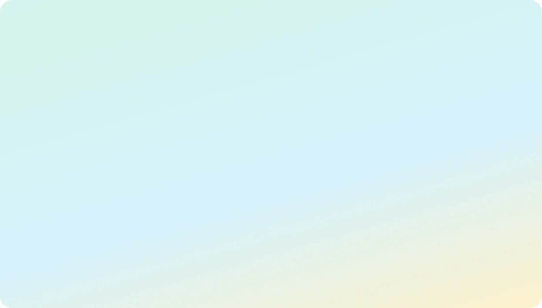 Soft Gradient Card Placeholder Soft blue to cream gradient card background