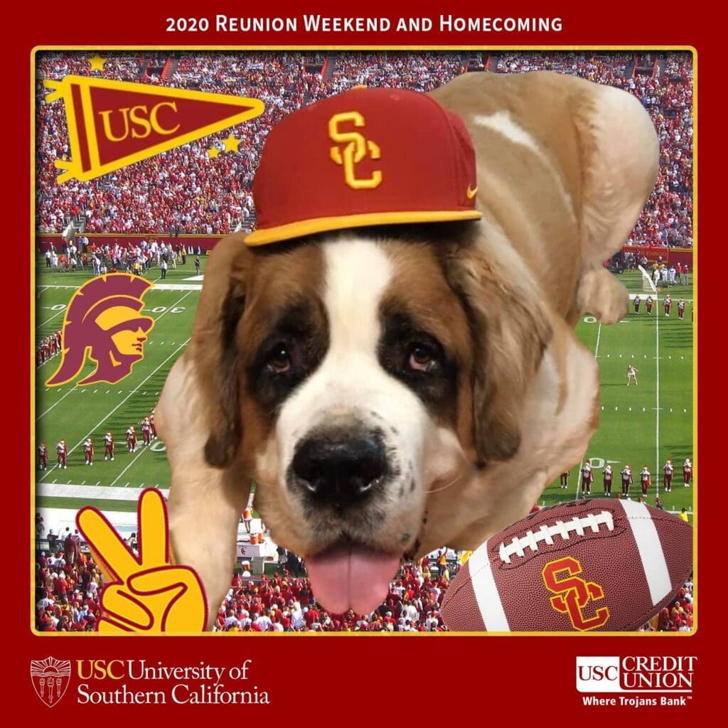 Usc homecoming hybrid photo booth powered by outsnapped