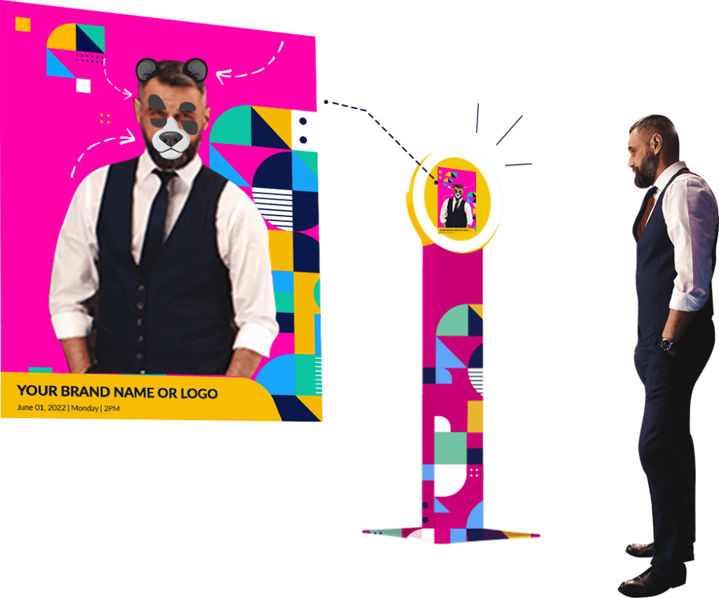 Augmented reality photo booth filters corporate event photo booth rental trends for 2022