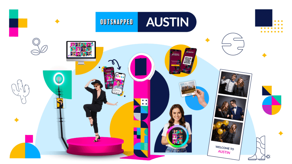 Austin, texas photo booth rental graphics