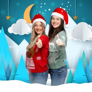 Paper Dolls Holiday Photo Booth