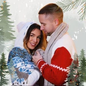 Winter Water Colors Holiday Photo Booth