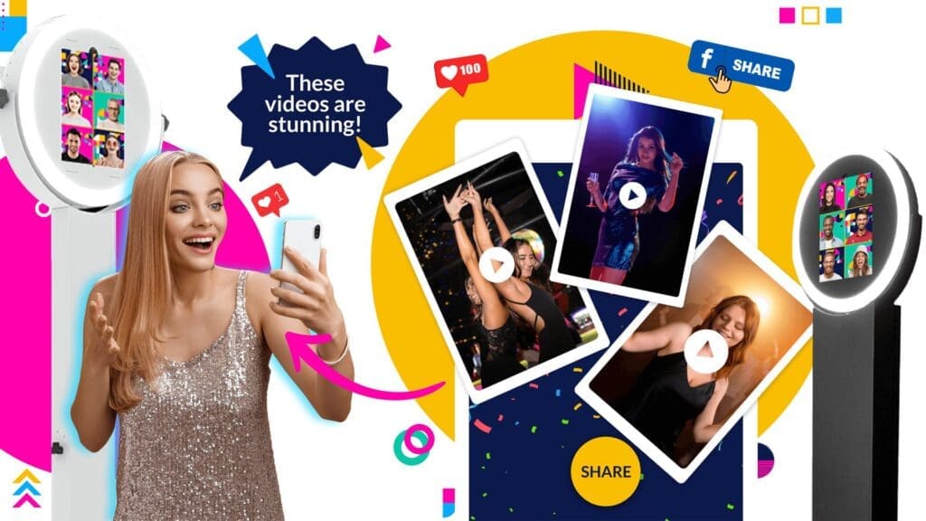 Video photo booths are a great way to create share-worthy content at events.