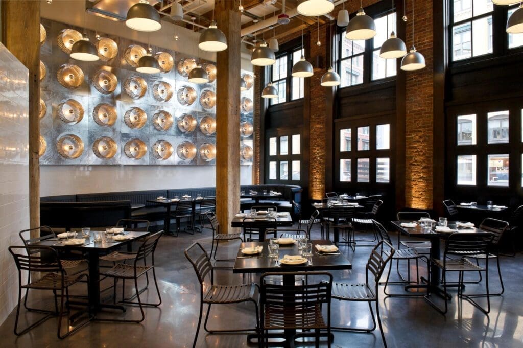 Row 34 in boston, ma. This stylish brick-&-wood eatery serves an extensive oyster menu plus fish entrees & craft beers.