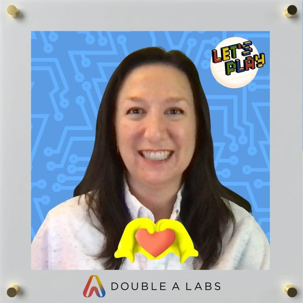Outsnapped virtual photo booth sample from double a labs virtual event.