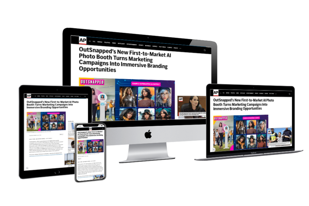 Outsnapped's ai photo booth: in the spotlight -- featured in the associated press