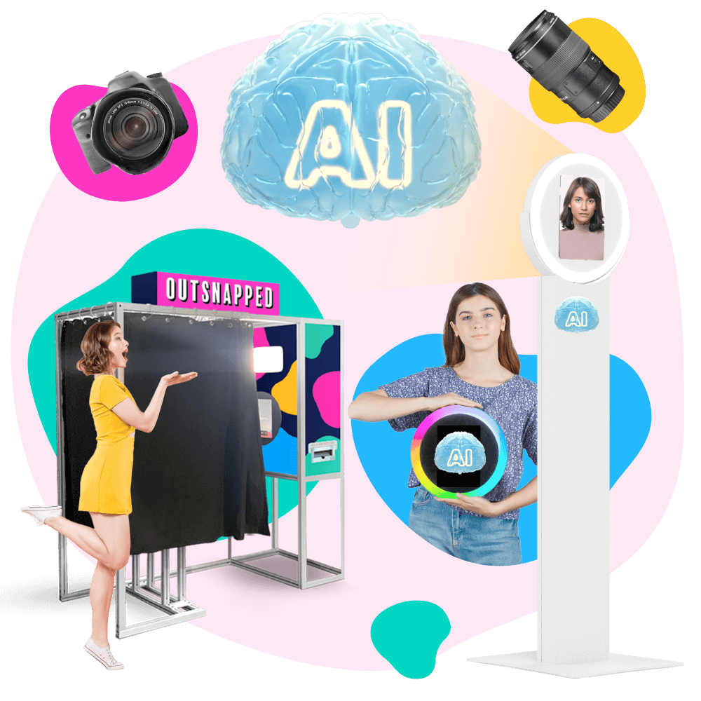 AI Photo Booth Graphic Showcase