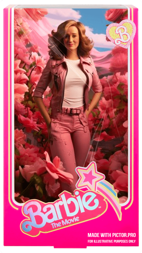 Barbie AI Photo Booth Output
